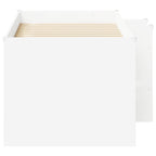 vidaXL Hochbett für Kinder 2 pcs Weiß 163 x 101,1 x 68,5 cm
