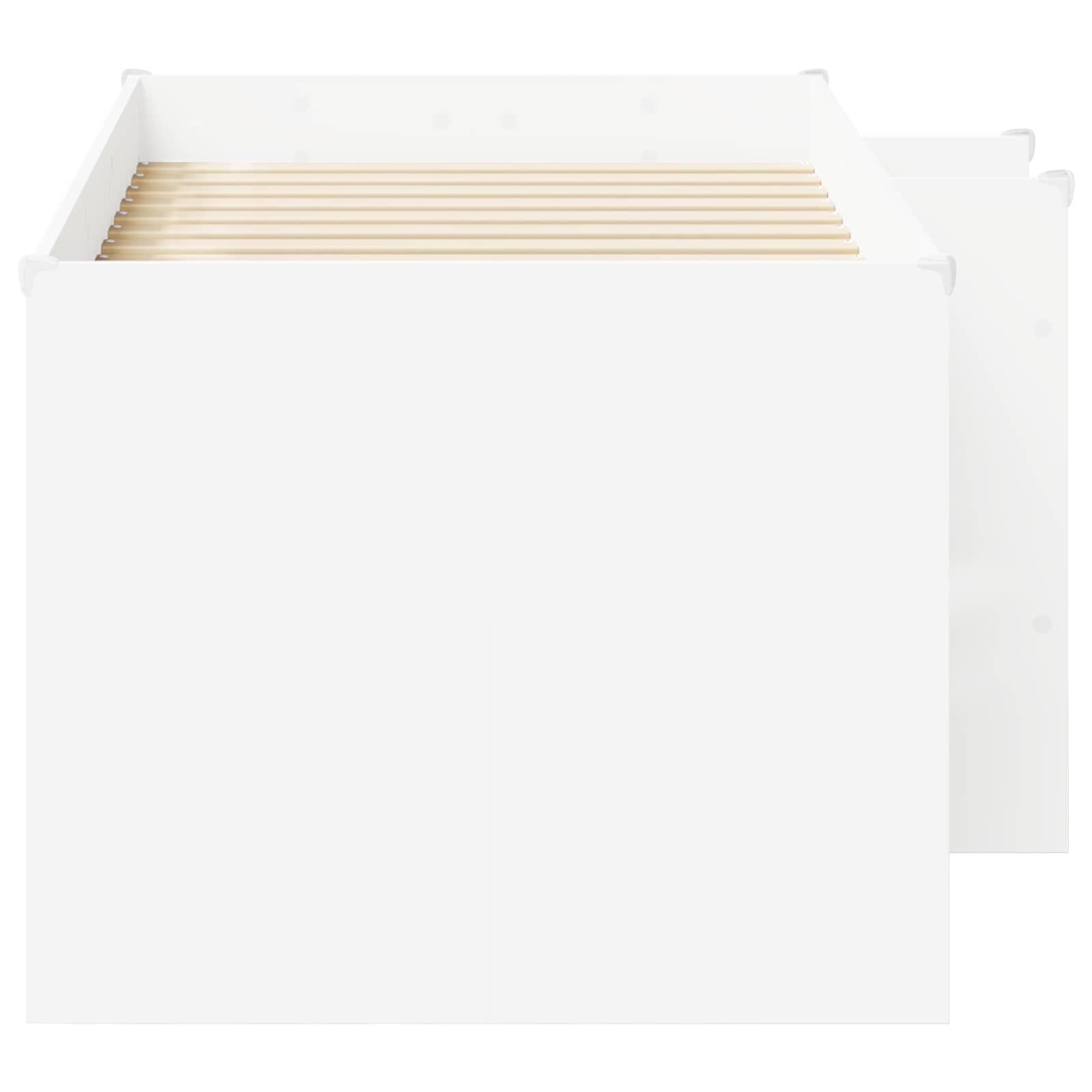 vidaXL Hochbett für Kinder 2 pcs Weiß 163 x 101,1 x 68,5 cm