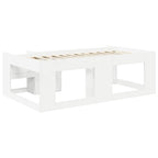 vidaXL Kinderbettgestell mit Stauraum Weiß 80 x 200 cm Holzwerkstoff