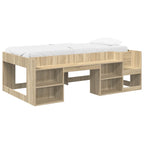 vidaXL Kinderbettgestell mit Stauraum Sonoma-Eiche 80 x 200 cm
