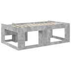 vidaXL Kinderbettgestell mit Stauraum Betongrau 80 x 200 cm