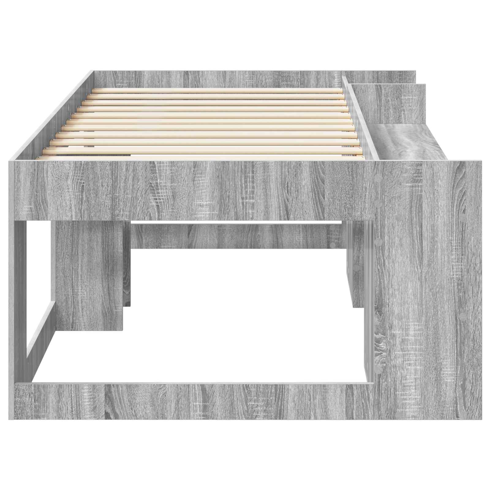 vidaXL Kinderbettgestell mit Stauraum Grau Sonoma 80 x 200 cm