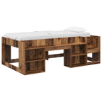 vidaXL Kinderbettgestell mit Stauraum Altholz 80 x 200 cm