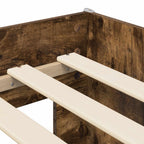 vidaXL Hochbett mit Schreibtisch für Kinder Altholz 80 x 200 cm