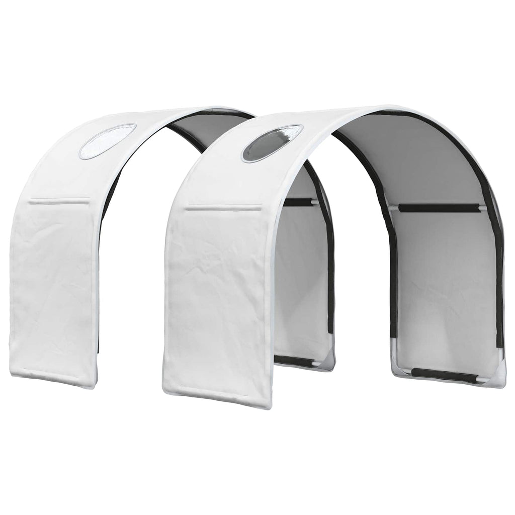 vidaXL Bett mit Tunnel 4 pcs Weiß Holzwerkstoff