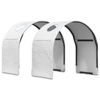 vidaXL Bett mit Tunnel 4 pcs Weiß Holzwerkstoff