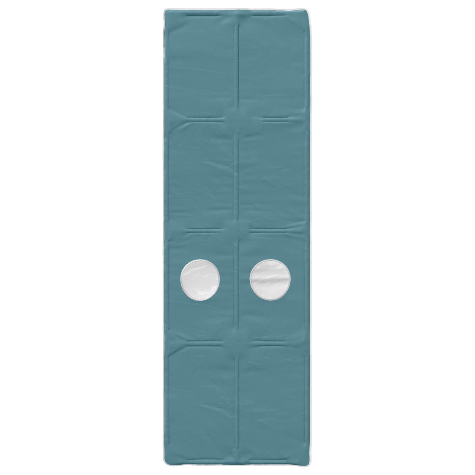 vidaXL Bettgestell mit Tunnel 3 pcs Weiß und Hellblau Holzwerkstoff