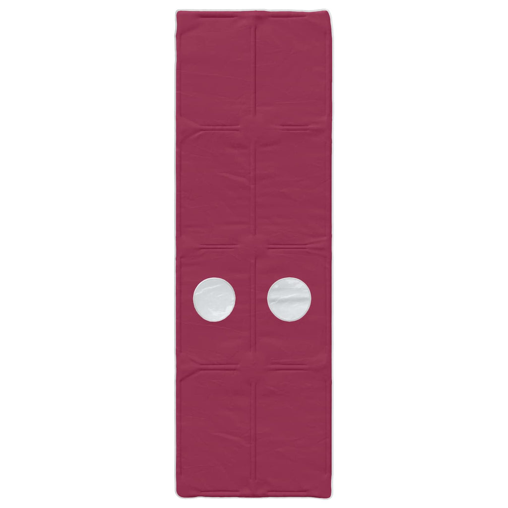 vidaXL Hochbett mit Schreibtisch für Kinder Weiß und Rot Holzwerkstoff