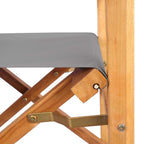 vidaXL Esszimmerstuhl Braun und Hellgrau 56 x 54 x 87 cm