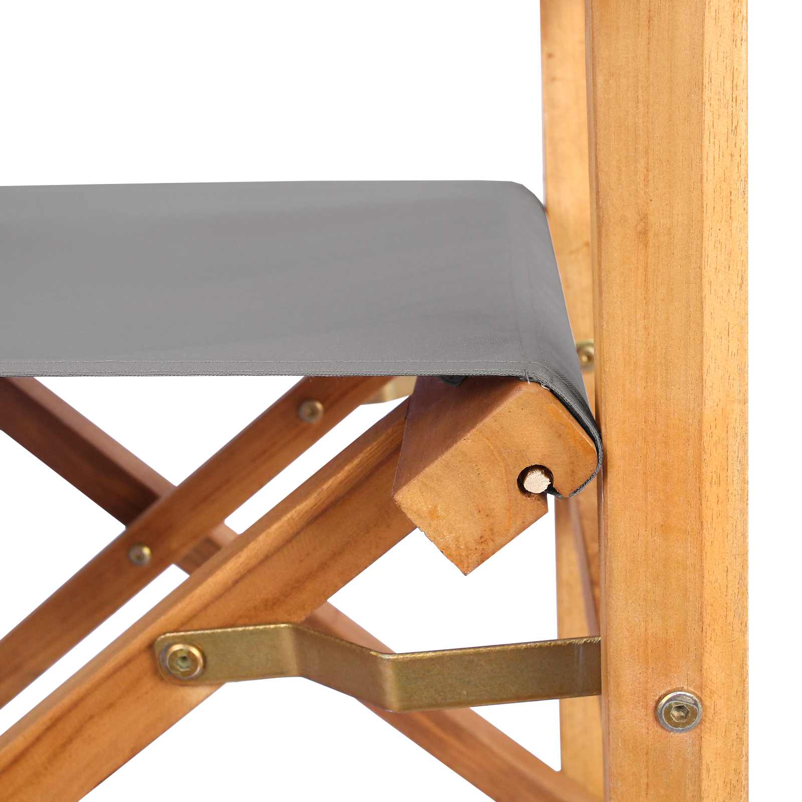 vidaXL Esszimmerstuhl Braun und Hellgrau 56 x 54 x 87 cm
