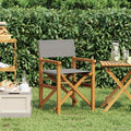 vidaXL Esszimmerstuhl Braun und Hellgrau 56 x 54 x 87 cm