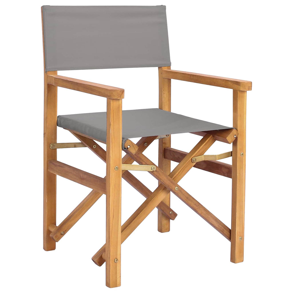 vidaXL Esszimmerstuhl Braun und Hellgrau 56 x 54 x 87 cm