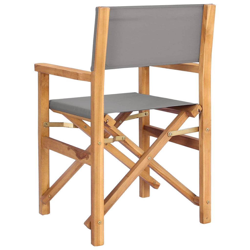 vidaXL Esszimmerstuhl Braun und Hellgrau 56 x 54 x 87 cm
