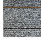 vidaXL Teppichfliese Hellgrau mit Streifen 50 x 50 cm 36 pcs