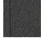 vidaXL Teppichfliese Mittelgrau mit Streifen 50 x 50 cm 4 pcs