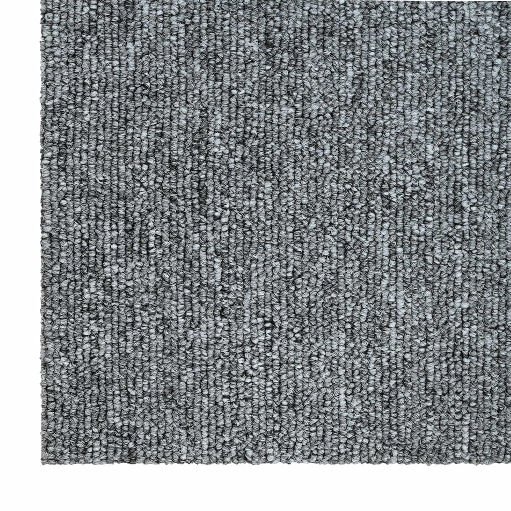 vidaXL Teppichfliese Hellgrau 50 x 50 cm 4 pcs PP und Bitumen