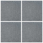 vidaXL Teppichfliese Hellgrau 50 x 50 cm 4 pcs PP und Bitumen