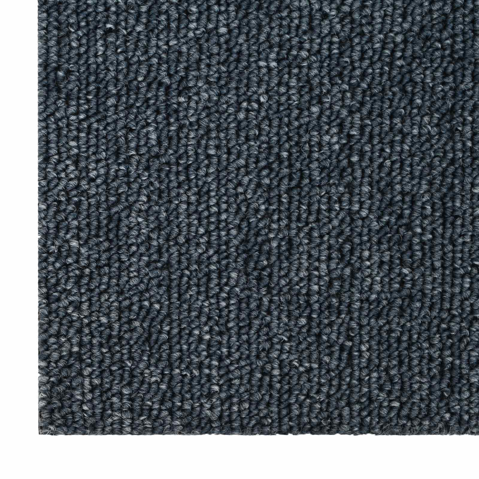 vidaXL Teppichfliese Blaugrau 50 x 50 cm 20 pcs PP und Bitumen