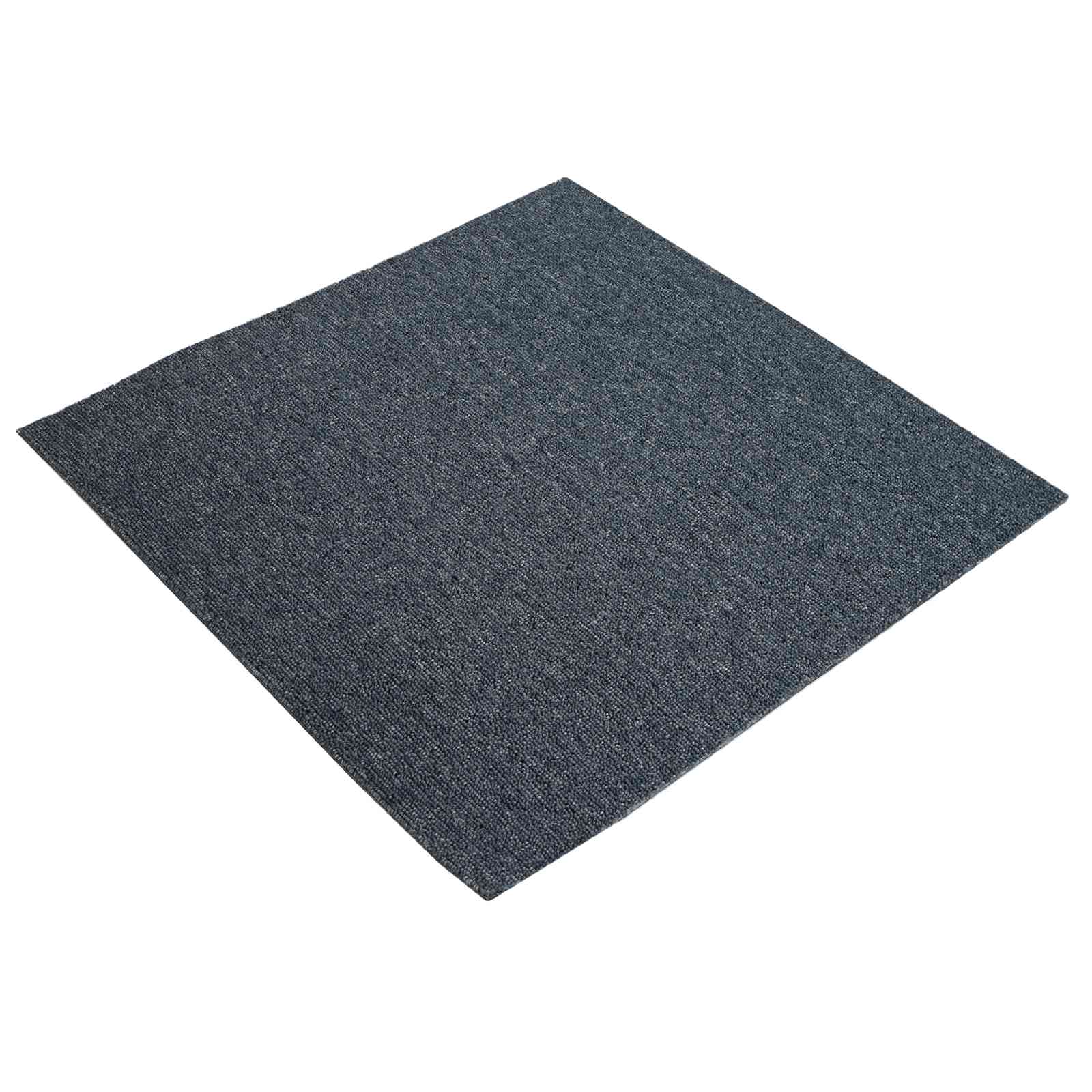 vidaXL Teppichfliese Blaugrau 50 x 50 cm 20 pcs PP und Bitumen