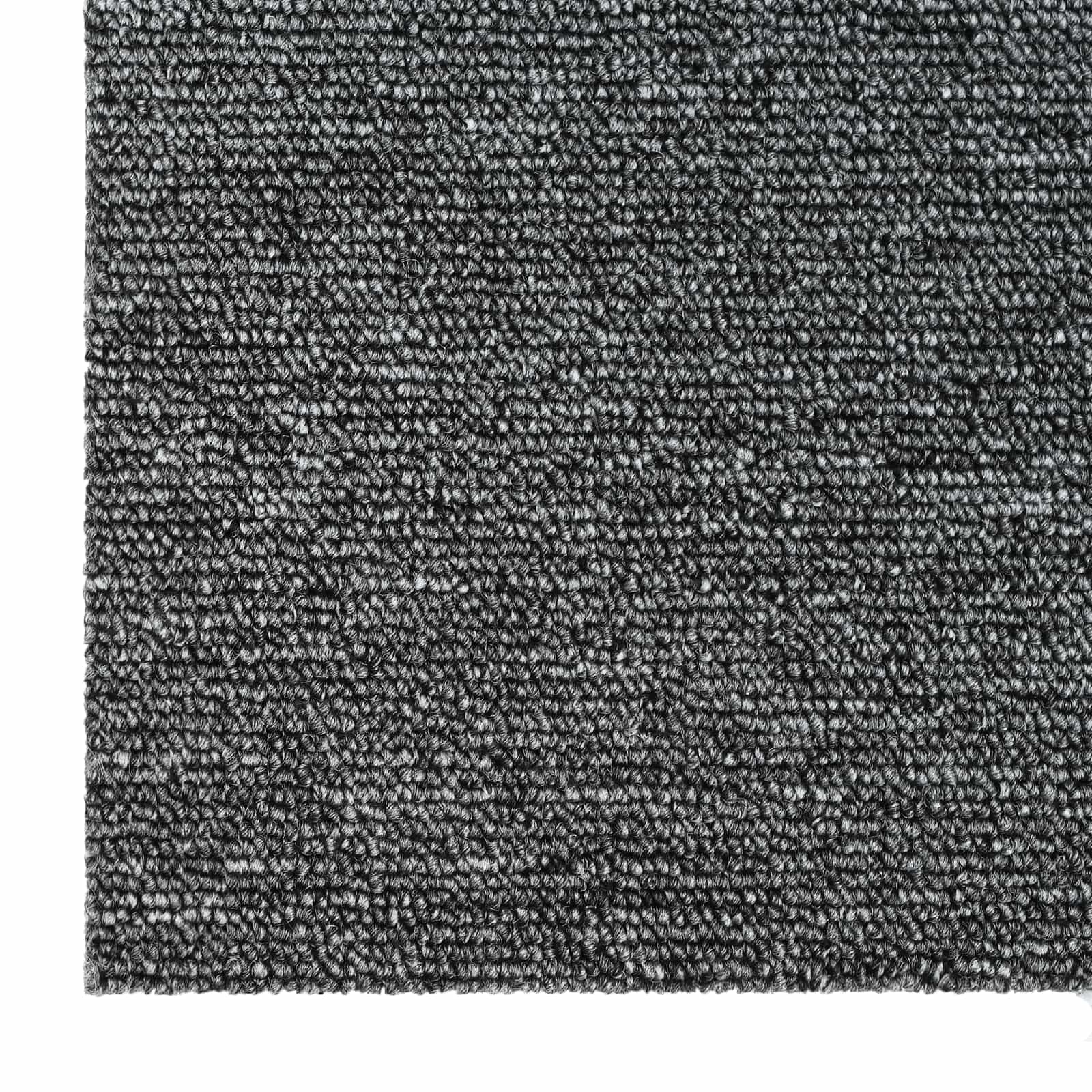 vidaXL Teppichfliese Mittelgrau 50 x 50 cm 36 pcs PP und Bitumen