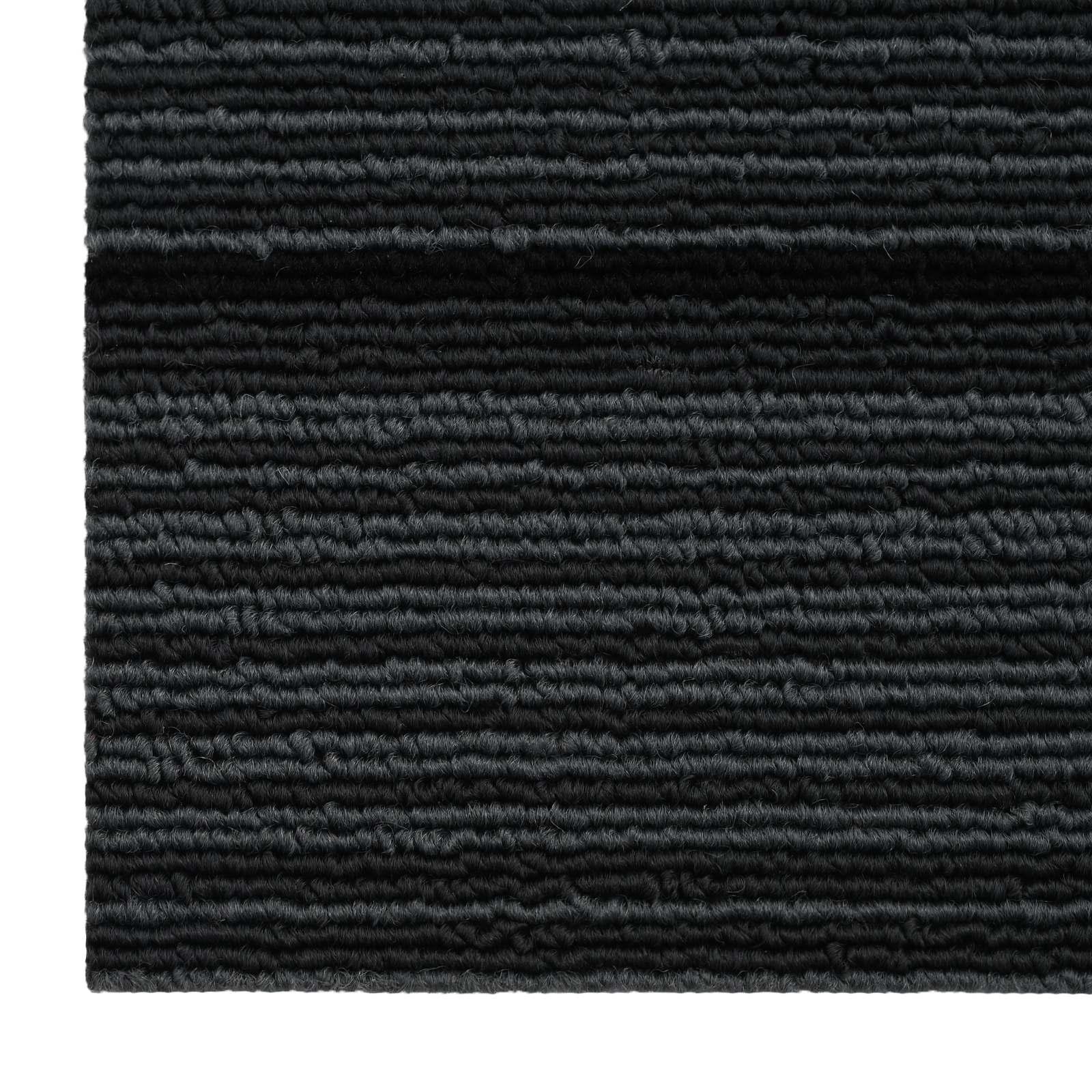 vidaXL Teppichfliese Gestreift Hellgrau 50 x 50 cm 20 pcs
