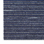 vidaXL Teppichfliese Gestreift Blau 50 x 50 cm 36 pcs PP und Bitumen