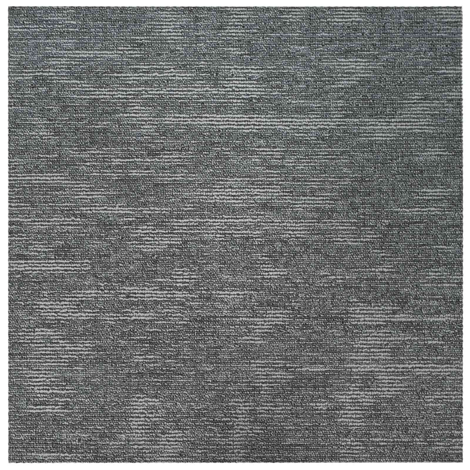 vidaXL Teppichfliese Rockgrau 50 x 50 cm 20 pcs PP und Bitumen