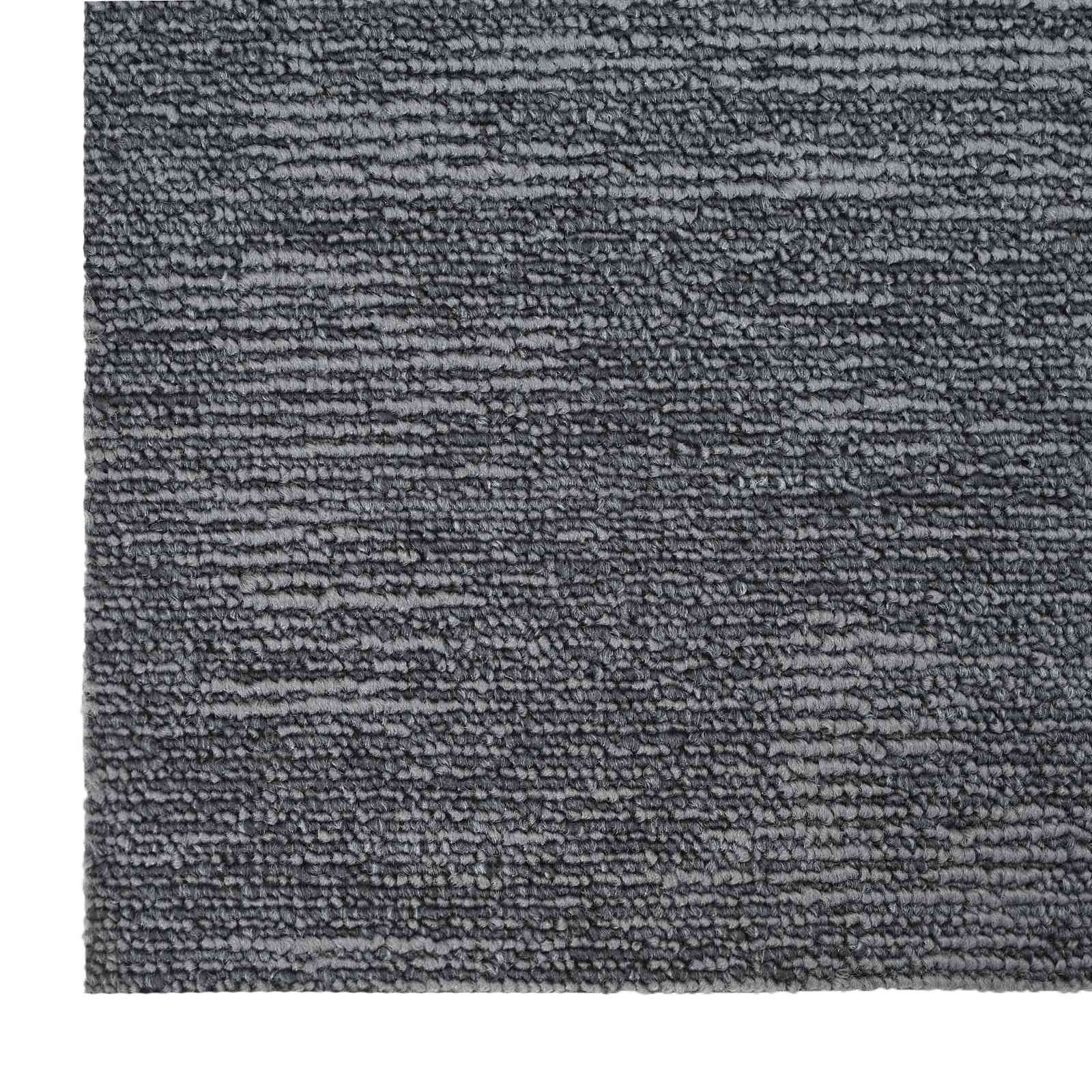 vidaXL Teppichfliese Himmelgrau 50 x 50 cm 4 pcs PP und Bitumen