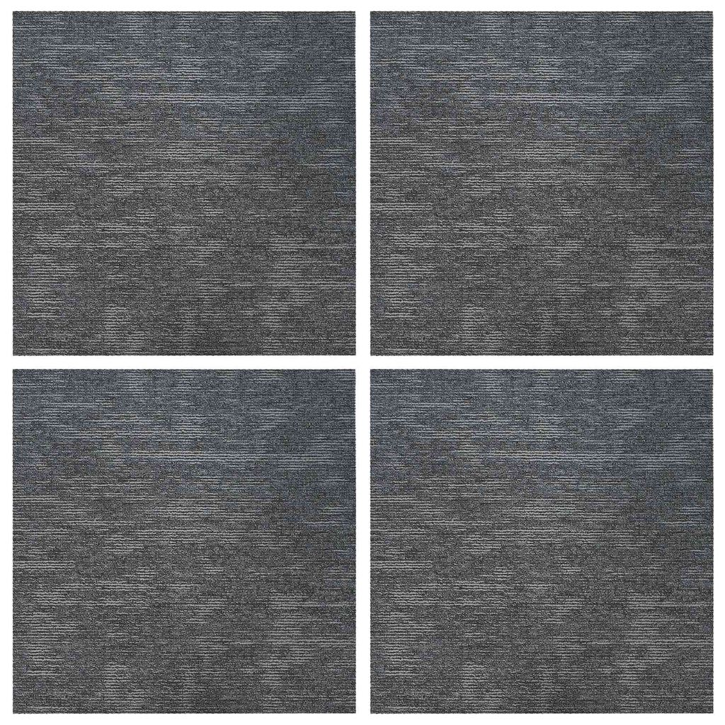 vidaXL Teppichfliese Himmelgrau 50 x 50 cm 4 pcs PP und Bitumen