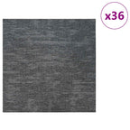 vidaXL Teppichfliese Himmelgrau 50 x 50 cm 36 pcs PP und Bitumen