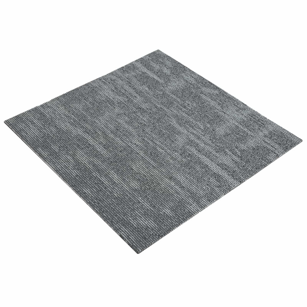 vidaXL Teppichfliese Betongrau 50 x 50 cm 36 pcs PP und Bitumen