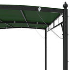 vidaXL Pavillon 3 x 3 x 2,55 m Grün Stoff und Aluminium 180 gsm