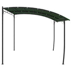 vidaXL Pavillon 3 x 3 x 2,55 m Grün Stoff und Aluminium 180 gsm