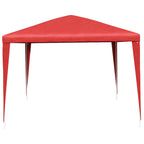 vidaXL Partyzelt 400 x 300 x 255 cm Rot PE und Stahl