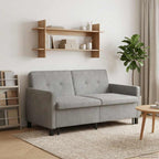 vidaXL Schlafsofa Hellgrün Stoff