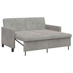 vidaXL Schlafsofa Hellgrün Stoff