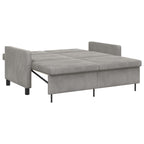 vidaXL Schlafsofa Hellgrün Stoff