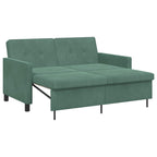 vidaXL Schlafsofa Meergrün Stoff