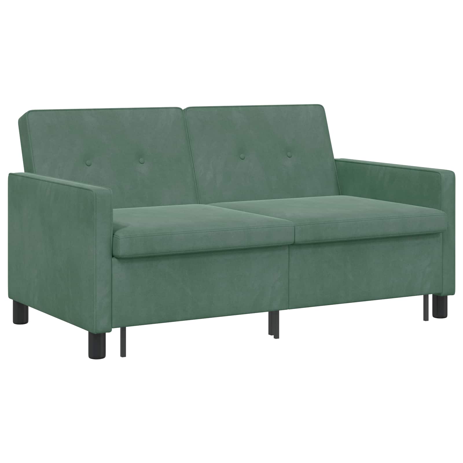 vidaXL Schlafsofa Meergrün Stoff