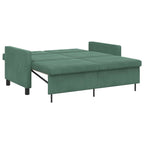 vidaXL Schlafsofa Meergrün Stoff