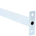 vidaXL Verstellbarer Fenster-Sicherheitsbalken 6 pcs Silber Stahl
