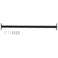 vidaXL Verstellbarer Fenster-Sicherheitsbalken Schwarz 710 - 1200 mm