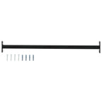 vidaXL Verstellbarer Fenster-Sicherheitsbalken Schwarz 710 - 1200 mm