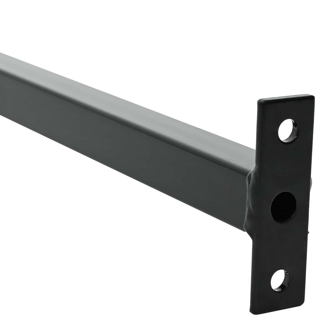 vidaXL Verstellbarer Fenster-Sicherheitsbalken 3 pcs Schwarz Stahl