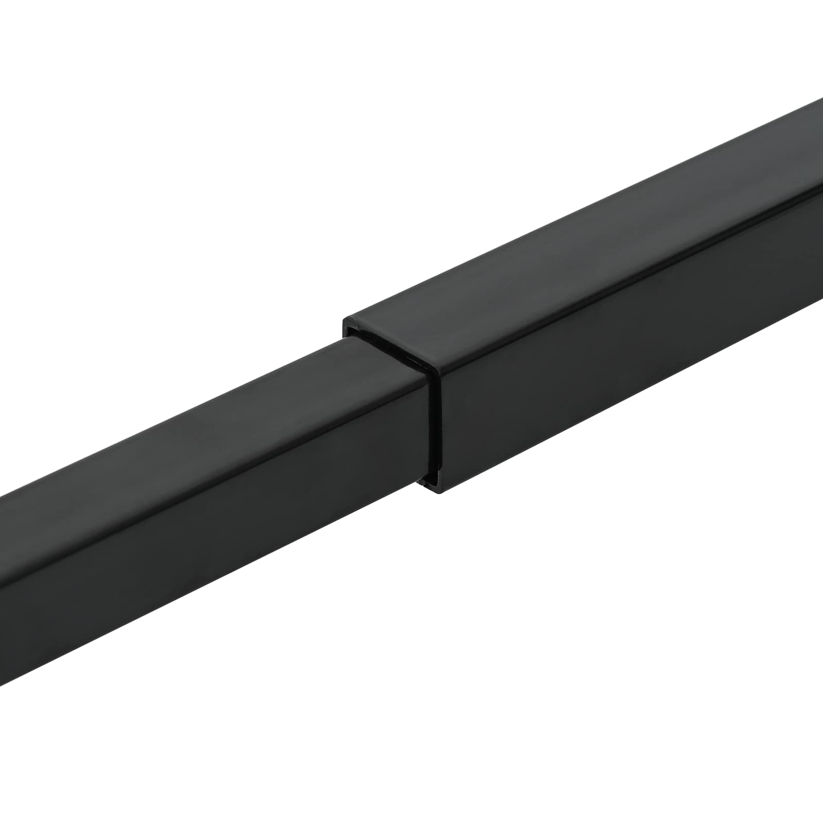 vidaXL Verstellbarer Fenster-Sicherheitsbalken 3 pcs Schwarz Stahl