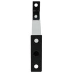 vidaXL Verstellbarer Fenster-Sicherheitsbalken 3 pcs Schwarz Stahl