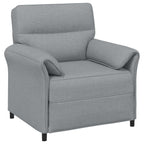 vidaXL Sofa 100% Polyester, Metallrahmen, MDF, Sperrholz