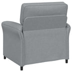 vidaXL Sofa 100% Polyester, Metallrahmen, MDF, Sperrholz