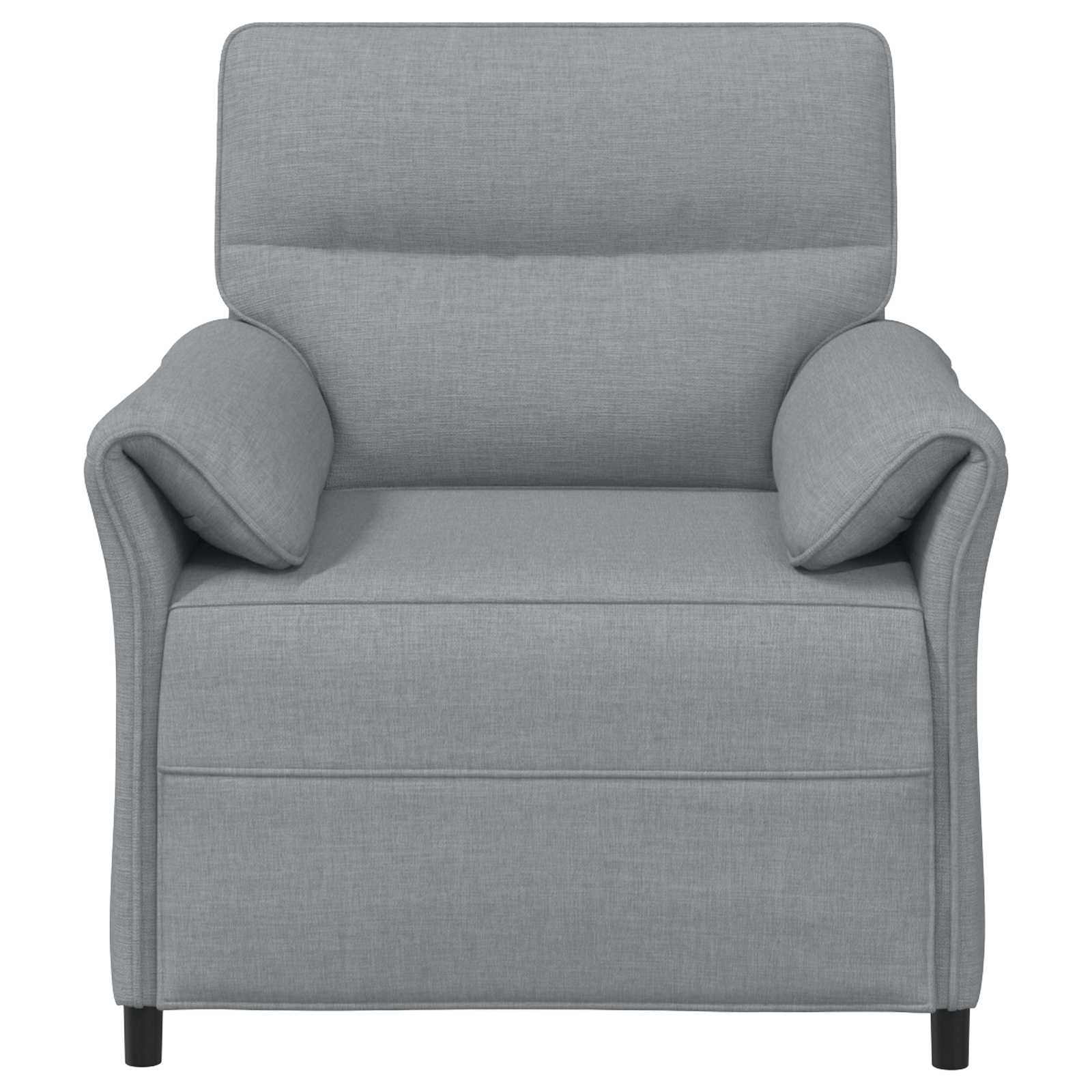 vidaXL Sofa 100% Polyester, Metallrahmen, MDF, Sperrholz