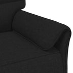 vidaXL 3-Sitzer-Sofa Schwarz 198 x 83 x 95 cm Stoff
